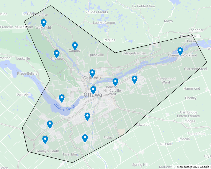 Service area Service area